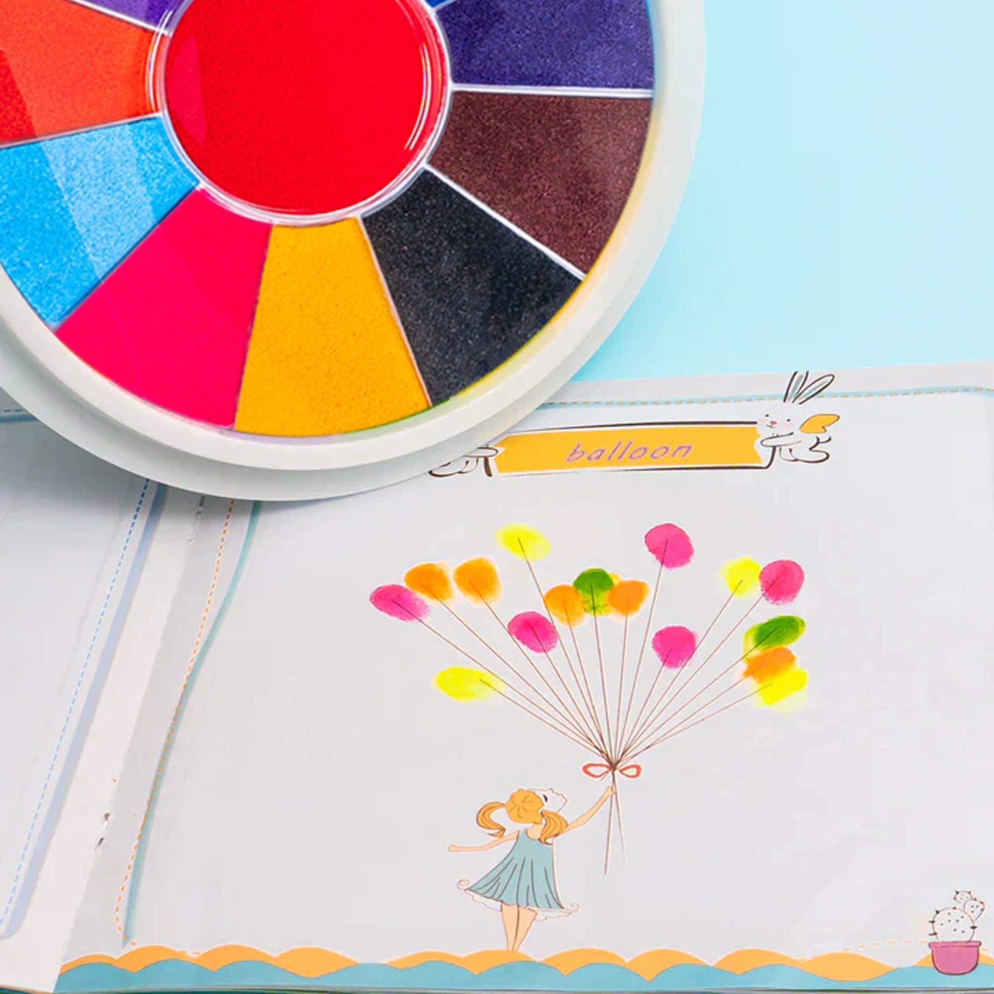 KiddoSpace Finger Painting Kit