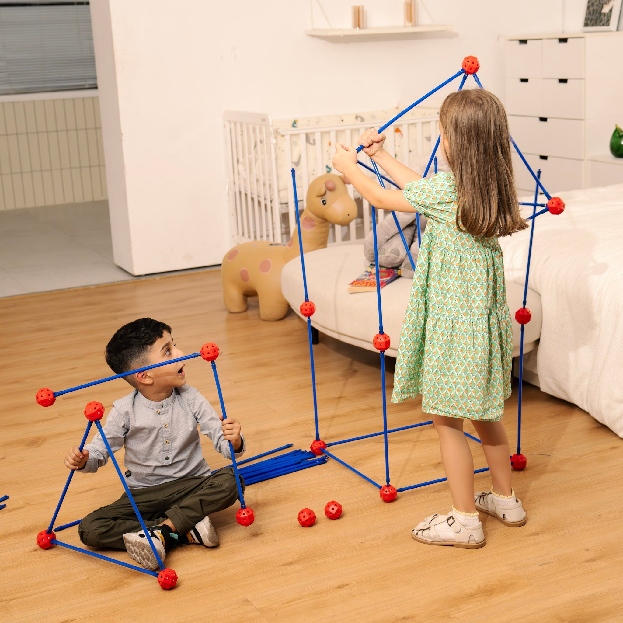 KiddoSpace Fort Building Kit for Kids