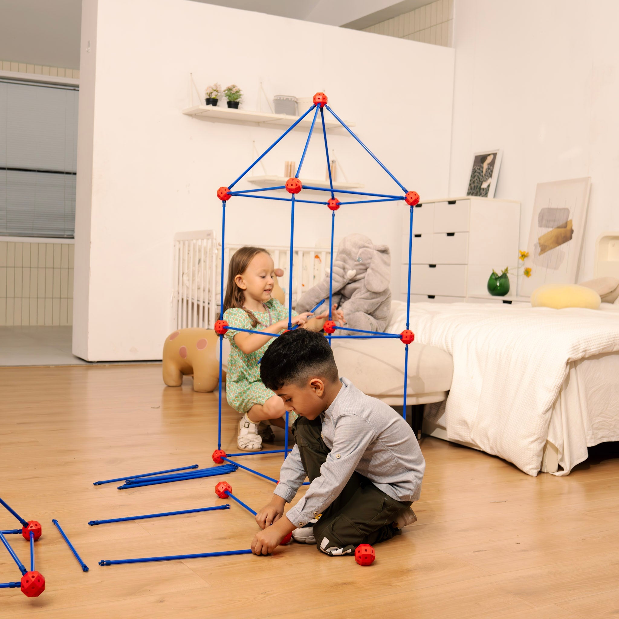 KiddoSpace Fort Building Kit for Kids