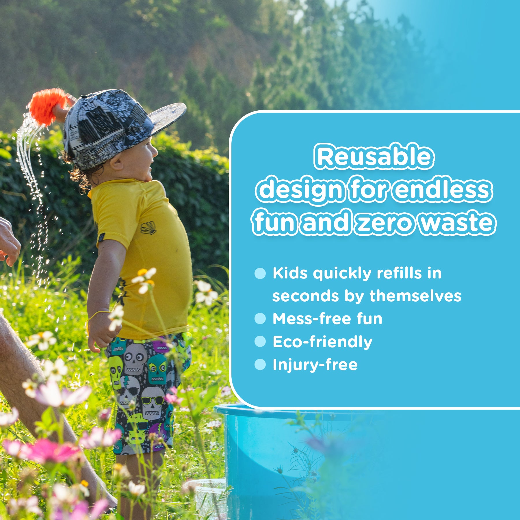KiddoSpace Reusable Water Sponge Balls (Buy 10 Get 20 Free)