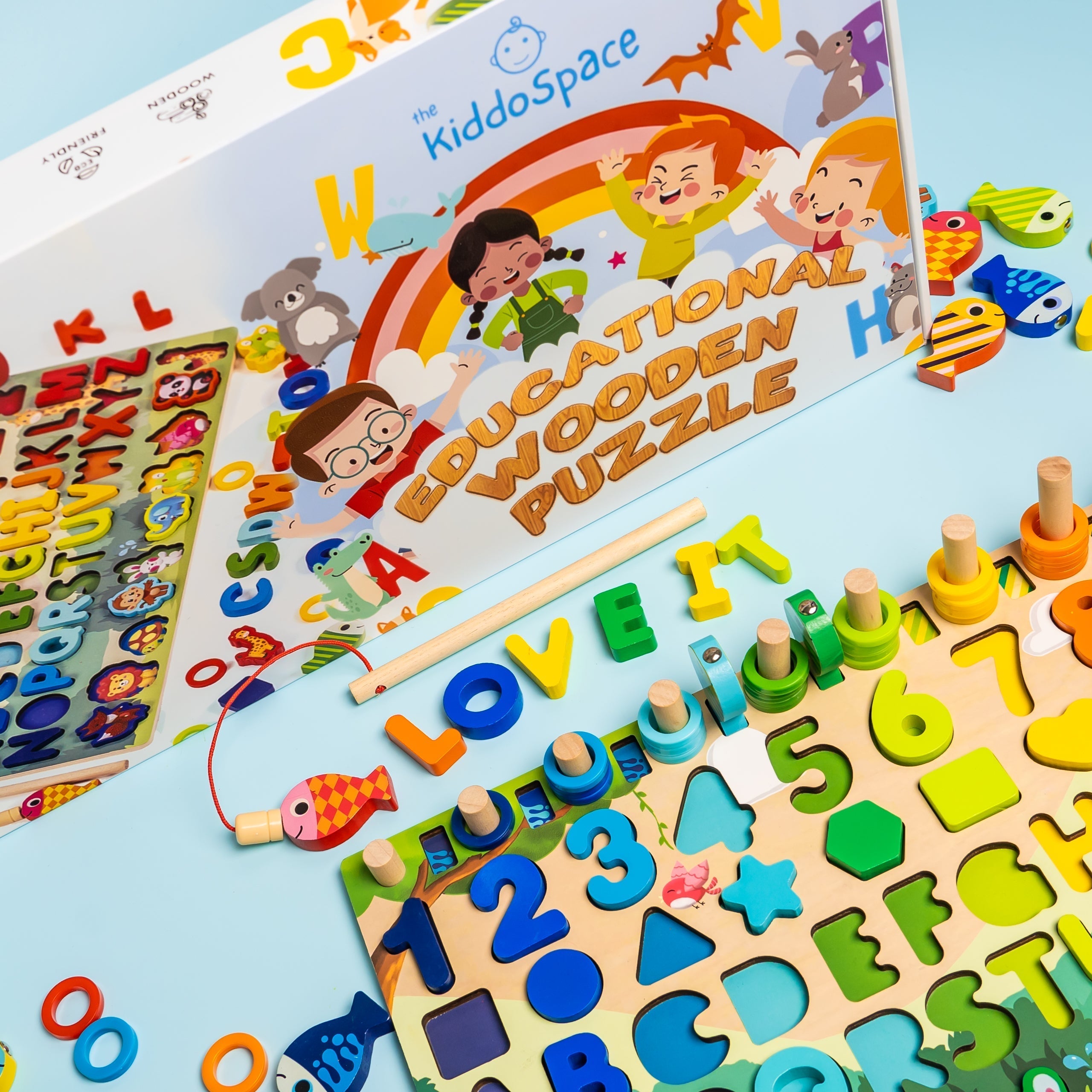 KiddoSpace™ - Wooden Montessori Puzzle