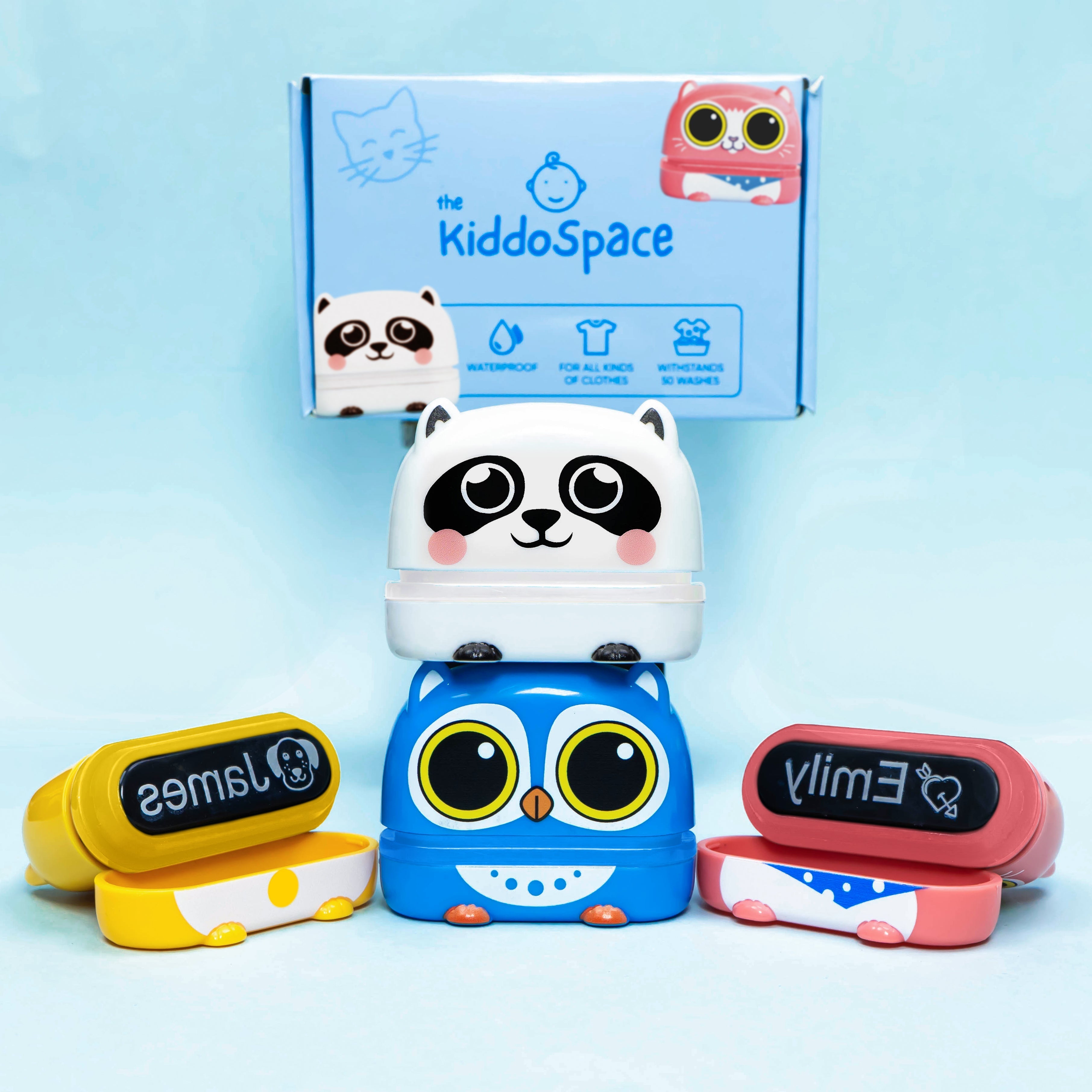 KiddoStamp™ - Customized Name Stamp (White Ink)