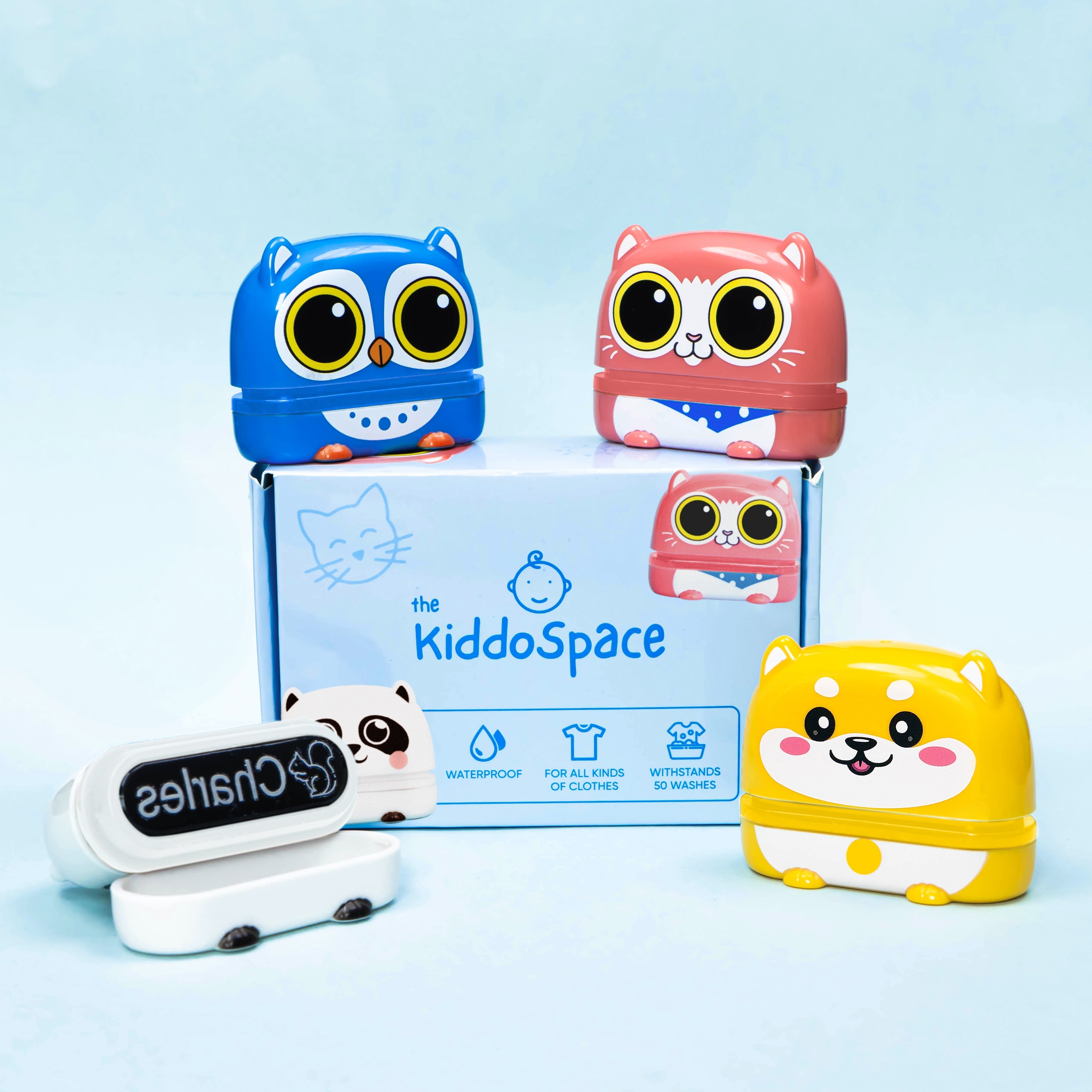 KiddoStamp™ - Customized Name Stamp (White Ink)