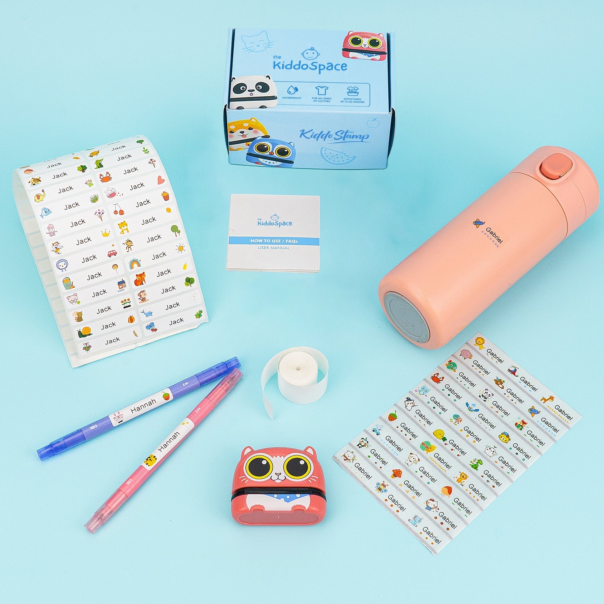 KiddoStamp™ - Complete Stamping Set